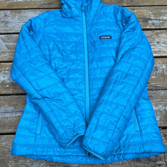 🏔️ Patagonia Nano Puff hood in Mako Blue - Picture 5 of 7